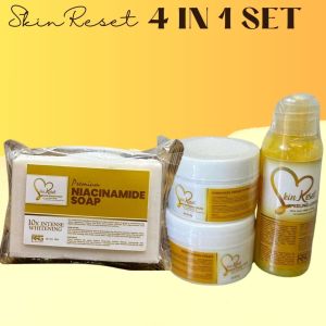 SkinReset 4 In 1 Set 50ml/100ml(Peeling lotion+10gSBC+10gMMC+Niacinamide Soap)