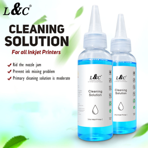 【PH Ready Stock】L&C Cleaning Solution For Inkjet Printer & Syringe With Hose Bundle Package 100ML