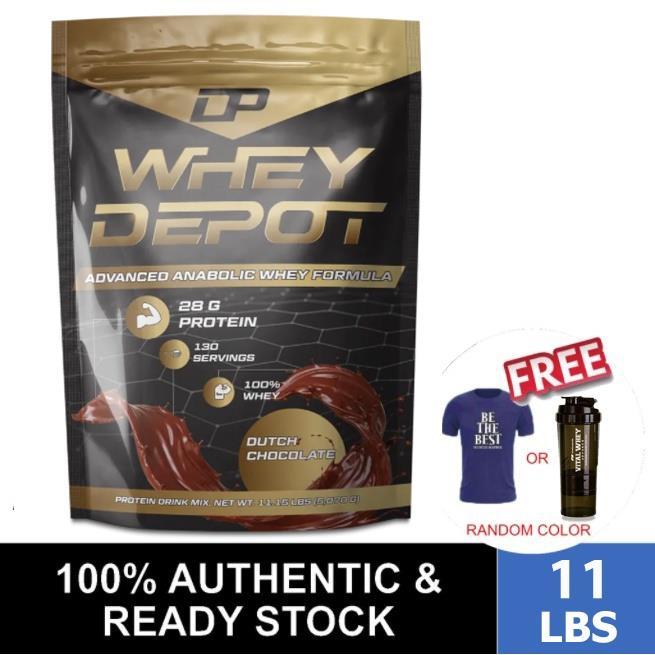 🔥 (FREE GIFT) Whey Depot Whey Isolate Protein Muscle Building Solid