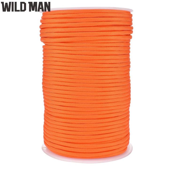 Cavo Per Paracadute, 100M Multifunzione Paracord Roll 9 Strand Core Cavo Paracadute In Polipropilene E Poliestere,4mm Paracord 550 Originale Typ ( Colore : Cachi