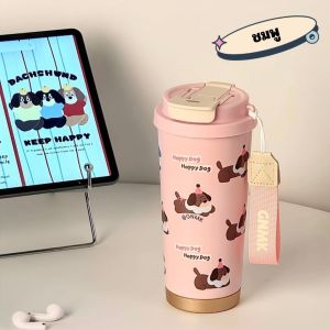 XIAOJU แก้วเสี่ยวจูเซรามิก แก้วกาแฟ เก็บอุณหภูมิได้ ทั้ง ร้อน & เย็น ขนาด 550ml สแตนเลสเกรด 304 พร้อมกรองชาในตัว