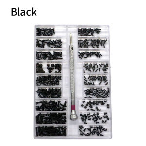 500PCs Flat Head Round Head Screws Mini Screw Set For Repair Mobile Phones Computers Watches