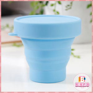 BIBLIO Portable Silicone Folding Cups Outdoor Collapsible Retractable Water Cup 300ml
