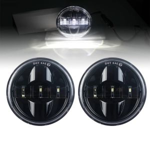 LED Fog Lights Passing Auxiliary Light for Electra Street Glide Heritage Softail Classic Road King Motorcycle