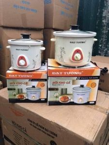 Nồi kho cá nấu cháo chậm đa năng Đạt Tường 15 Lít - 25 Lít