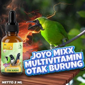 Obat Daya Ingat Burung | Vitamin Daya ingat burung Cepat merekam masteran | MIXX MULTIVITAMIN OTAK BURUNG 5 ML