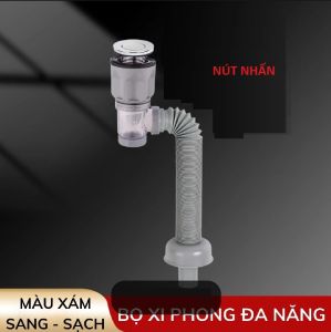 ( Hàng tốt chống hôi) Xả NÚT NHẤN nhựa bồn lavabo rửa mặt