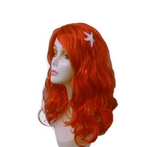 Girls Princess Mermaid Dress Cosplay Ocean Themed Birthday Party Tutu Dress with Wig Halloween Carnival Costume for Kids Girls