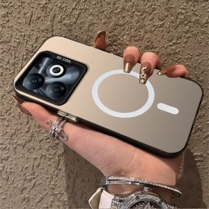 For casing Infinix smart 9 hot 50i Hot 50 5G 2024 phone case hard case TPU protector smooth shockproof cover new design aesthetic wireless magnetic attraction cybswx01