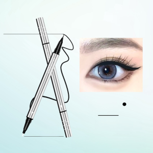 Precision depiction Eyeliner Eyeliner Easy to draw for newbies Sweatproof Natural lit one stroke two heads Paintable and changeable Eyeliner Extremely fine Corrective Eyeliner