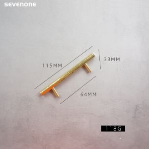 Tay nắm tủTay nắm và Núm tủ quần áo kiểu Bắc Âu bằng đồng thau thủ công