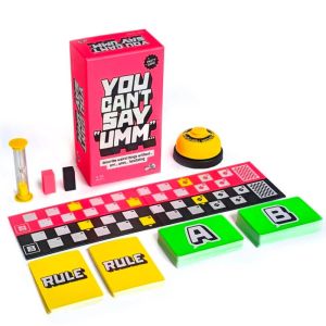 ✅[Ready Stock] You Cant Say UMM Series Party Board Game Stop Speech Challenge A Hilarious Tool For Friends Gatherings