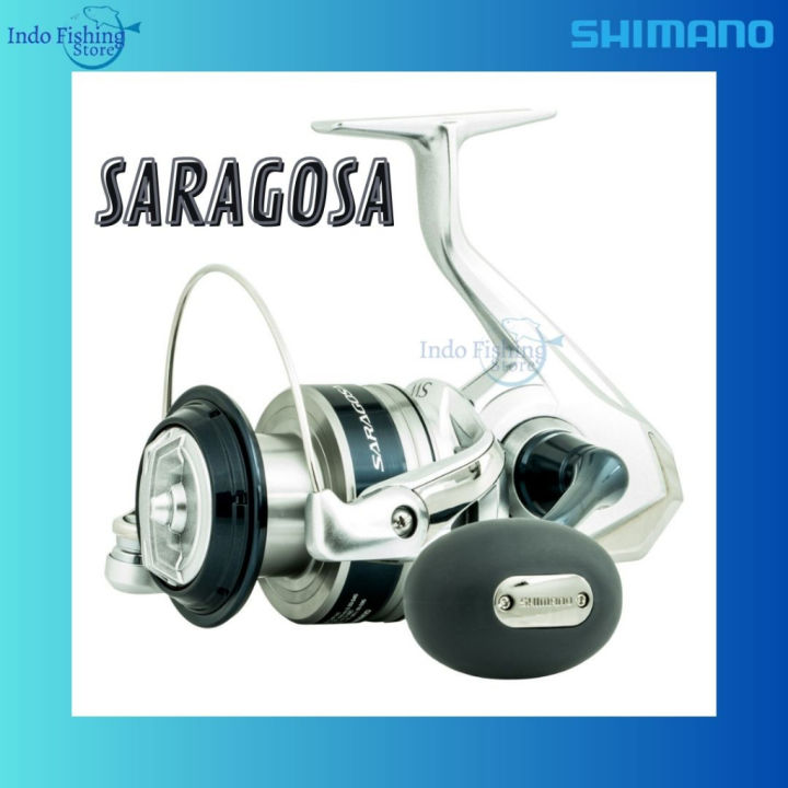 IFS- Reel Spinning Shimano SARAGOSA SW A 2020 14000 18000 20000 25000 Power  Handle Garansi 1 Tahun