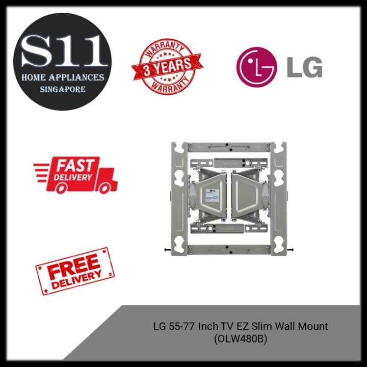 LG 55-77 Inch TV EZ Slim Wall Mount (OLW480B) * MADE IN KOREA