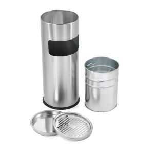 Thùng Rác Bằng Thép Không Gỉ 250X610Mm Thùng Rác Bên Trong Tủ Thùng Rác Công Nghiệp Có Nắp Thùng Đựng Rác Thương Mại Cho Nhà Bếp Phòng Khách Phòng Ngủ Ngoài Trời