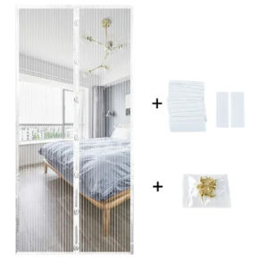 Mosquito Magnetic Screen Door Curtain Net Anti Bug Fly Insect Partition Curtain Mesh Door Screen Mosquito proof Magnetic Mesh Net for Sliding Door