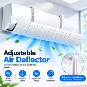 Universal Retractable Air Conditioner Wind Deflector Wall Mounted Aircon Accessory