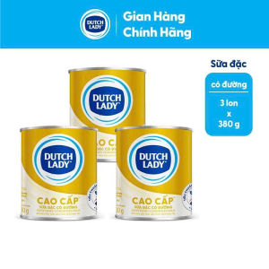 (HSD T8-2026) COMBO 3 LON Sữa Đặc Dutch Lady Cao Cấp LON 380g.