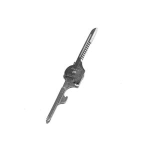 Gấp ngoài trời Keyring công cụ với 8 chức năng rustproof xây dựng bằng kim loại gấp Screwdriver thích hợp cho ngoài trời