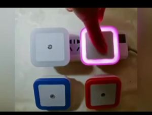 US EU UK Plug-in Led Night Light  Light Sensor 110V 220V Wireless Kids Bedroom Eu Sensor Led Lighting Plug Nightlight Lamp Book Lights Reading KidS Room