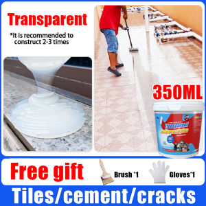 💥6000g with brush💥Super Waterproof Sealant Glue Super Water Proofing Sealant Paint Waterproof Glue Sealant for roofs swimming pools fish ponds exterior walls white/black/blue Polyurethane Waterproof Coating Waterproofing Paint For Fish Pond Roof Leak