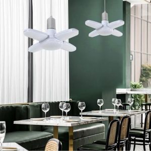 Bóng Đèn Led Siêu Sáng Hình Cánh Quạt 3 Cánh 4 Cánh Chuôi E27 Siêu Tiết Kiệm Điện