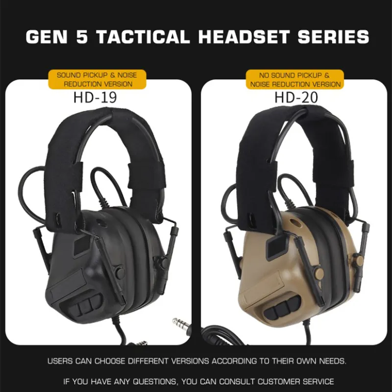 Casque Tactique électronique IDOGEAR G5 - Réduction De Bruit Active - Neuf