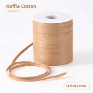 OKKFINE Weaving Raffia Thread 120M Per Roll Eco-Friendly Hook Hat Ribbon Premium Quality Durable Crochet Yarn DIY