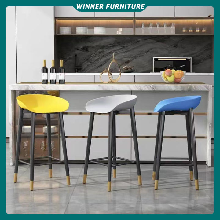 Bar Stool High chair Bar Counter Stool Nordic Bar Stool Metal High