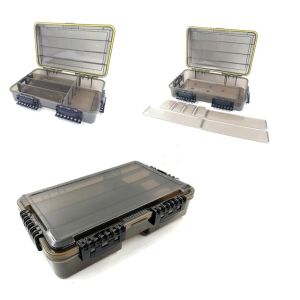 MUQZI Waterproof Fishing Tackle Box Large-Capacity Detachable Fishing Storage Box Fishing Accessories S/M/L Fishing Gear Box Fish Hook
