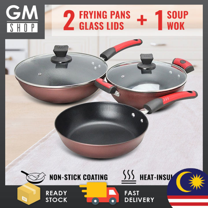 Set of 5 Non Stick Cookware (CW7101) Lazada