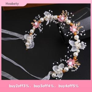 Heabety Golden Leaf Headband Flower Garland Headband Crown Sweet European Wedding Dress Childrens Headpiece