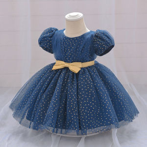 38MQATZ Flower Newborn Girl Dress Kids Lace Tulle Baptism Princess Clothes For 1 st Birthday Wedding Party Ball Gowns L2133XZ