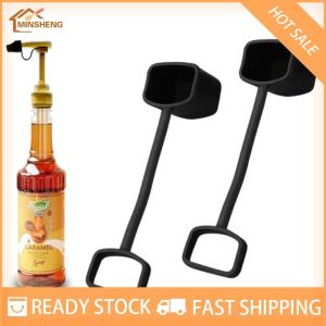 MIH ✨ COD ✨ 5 10ชิ้นที่ปิดฝาปิดที่ปิดฝาปิดที่เทน้ำเชื่อมฝาปิดซิลิโคนเหมาะสำหรับปั๊มน้ำเชื่อมเครื่องจ่าย