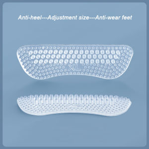 1 đôi giày silicon trong suốt Miếng đệm gót chân Miếng dán gót chân chống trượt nâng cấp