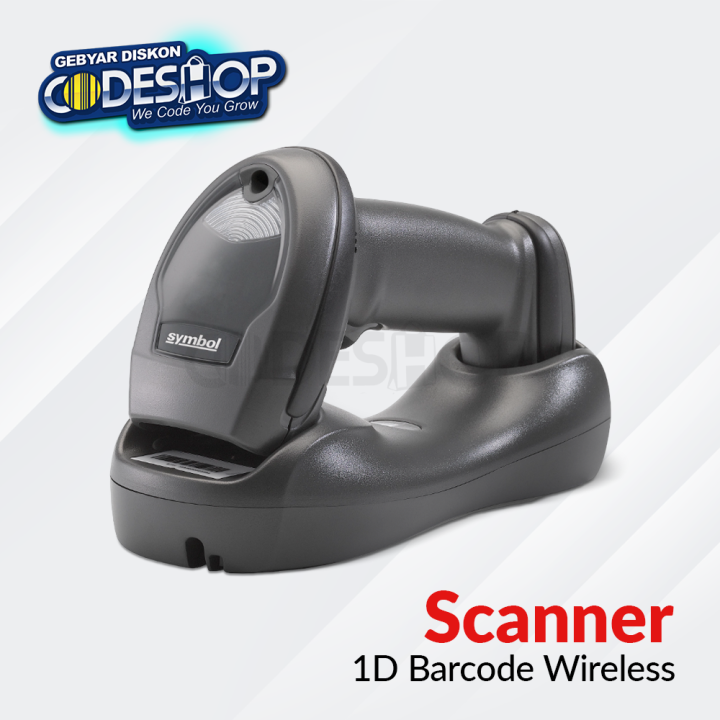 Zebra Symbol LI4278 Scanner Barcode 1D Wireless Scan 100 Meter Cradle