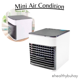 HEALTHY BUHAY Personal Air Cooler USB Portable Air Conditioner Fan with 3-Speed Mini Air Conditioner