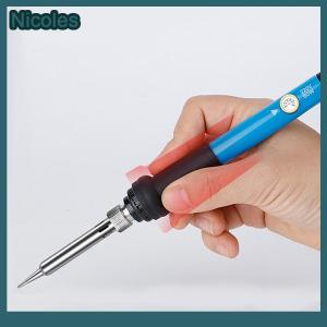 [Nicoles] Mini Soldering Iron Adjustable Temperature Electric Solder Iron Rework Station Mini Handle Heat Pencil Welding Repair Tools 60W