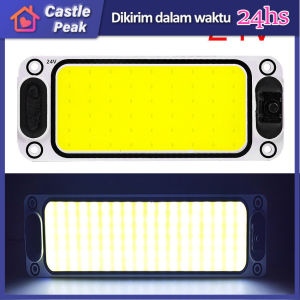 12/24V Lampu LED Kabin Lampu Plafon Cabin Mobil Lampu Baca Interior Mobil Lampu Kabin Langit-langit Atap Kubah dengan Sakelar On/Off