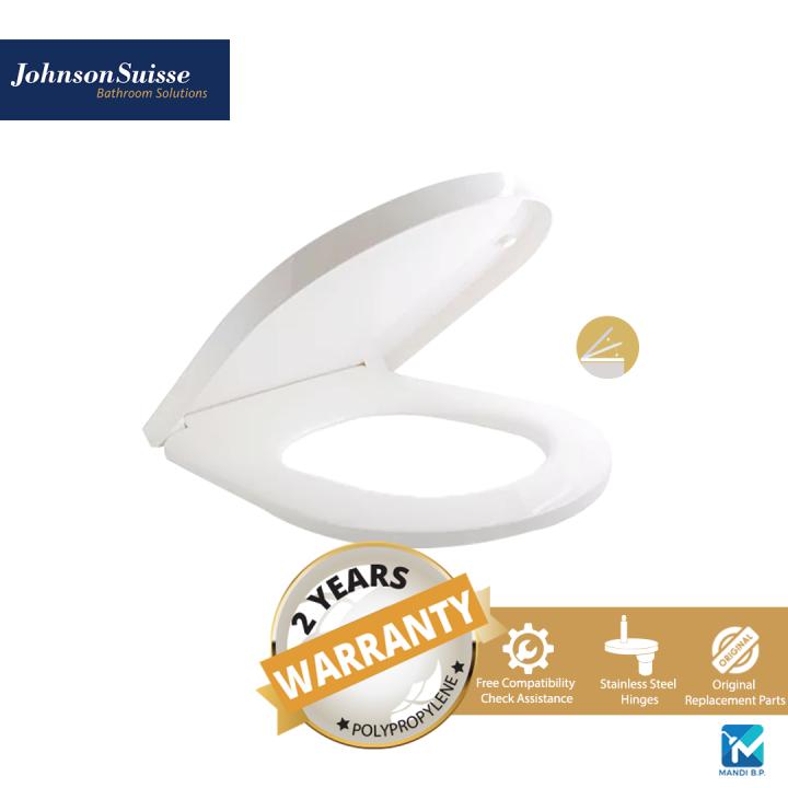 Johnson Suisse Treviso / Vicenza Soft Close Seat & Cover (PP