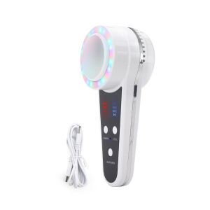 LED Photon Hot Cold Beauty Instrument Skin Rejuvenation Apparatus Facial Lifting Massager Hot Cold Hammer Acne Wrinkle Removal