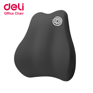 Deli เบาะรองหลัง เบาะพิงหลัง เพื่อสุขภาพ เมมโมรี่โฟมแท้ รองรับหลังได้ดี ลดอาการปวดหลัง ใช้ได้ทั้งเก้าอี้และเบาะรถยนต์ Cushion