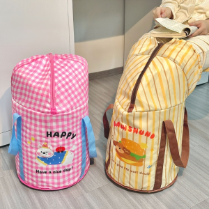 Footbath Fashion Foot Wash Basin Pink Plaid Knee-length Relax Your Legs Fatigue Relief Family Durable