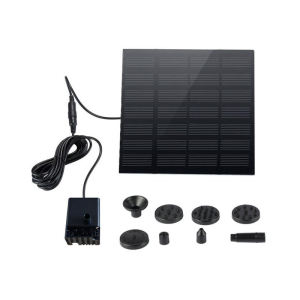 Black Solar Power Floating Fountain Water Pump/Fountains Waterfalls Pump/Aquarium Pool Pond Pump Garden Decoration 太阳能水泵