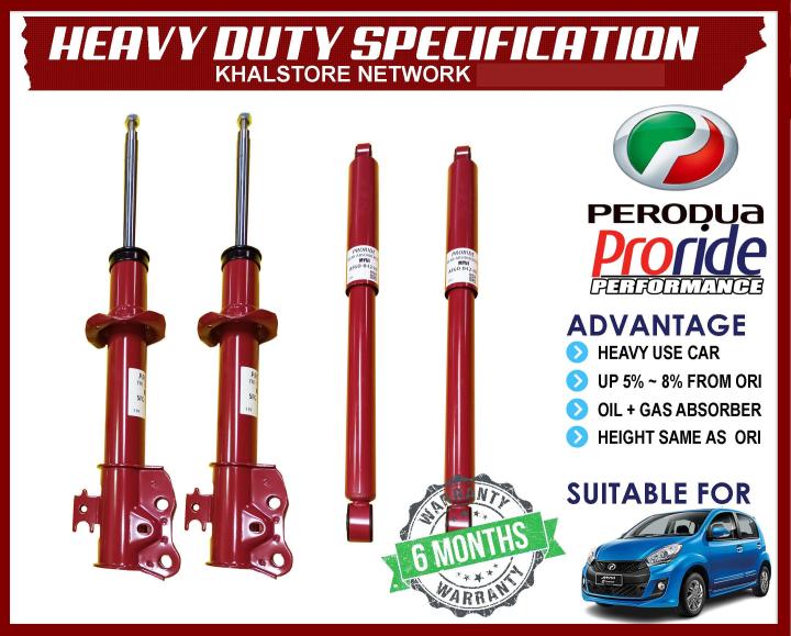 Proride Perodua Myvi Best G3 Heavy Duty Absorber New Myvi Advance Extreme Premium X LE 1.3 SE 1.5 (2pcs, 4pcs)