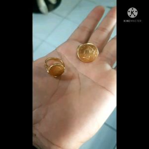 cincin koin suku aksesoris tempahan tukang lapis emas24k