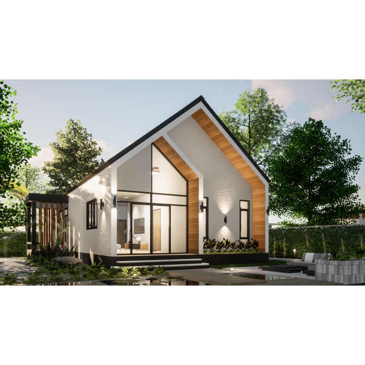 lowcost HOME แบบบ้านสไตล์นอร์ดิกสมัยใหม่ ค่าก่อสร้างถูก 1.2-1.5 ล้าน ...