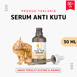 obat kutu kucing serum anti flea dan telur anjingtetes tick anabul aman terjilat isi 30 ml