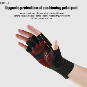 💖【Special price】💖ERDU Summer Breathable Half Finger Cycling Gloves Ultralight Road Bike Gloves Anti-Slip Silicone Pad Cooling Gear