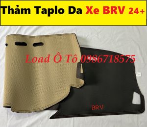 Thảm Taplo Da Carbon Xe Honda BRV 2023-24 Mẫu Da Carbon Cao Cấp Có Lớp Chống Trượt